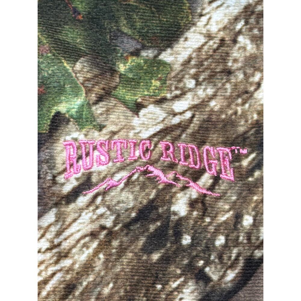 Rustic Ridge Mossy Oak Camo Hooded Jacket Pink Accessories Womans XS - Picture 2 of 12